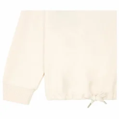 SMALLABLE BASICS Sweat Fille A Nouer Molleton Bio | Blanc cassé Best