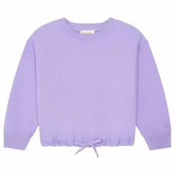 SMALLABLE BASICS Sweat Fille A Nouer Molleton Bio | Parme