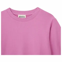 SMALLABLE BASICS Sweat Fille Boxy Molleton Bio | Rose bonbon