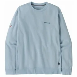 Patagonia Sweat Fitz Roy Icon Uprisal Crew Fibres Recyclées | Bleu pâle