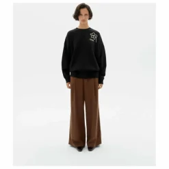 Thinking Mu Sweat Flower Rope Jimena Coton Bio | Noir Best