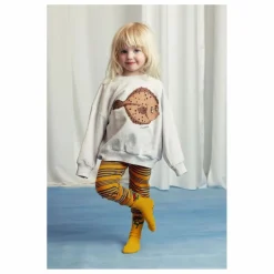 Best Mini Rodini Sweat Flundra Coton Bio | Gris chiné