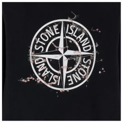 Clearance Stone Island Sweat Forest Compass | Noir