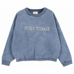 Búho Sweat Fun Coton Bio | Indigo