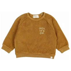 Búho Sweat Hey Bébé Eponge Bio | Ocre Outlet