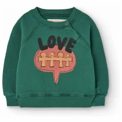 The Animals Observatory Sweat Jackal Love | Vert sapin Discount