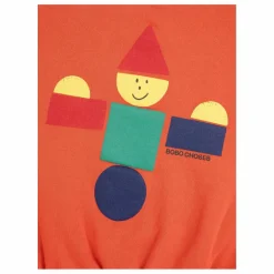 Bobo Choses Sweat Jouet en Bois Coton Bio | Orange New