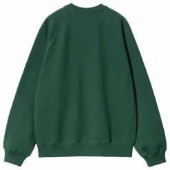 Carhartt WIP Sweat Lazy Duck Academy | Vert forêt Hot