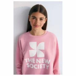 the new society Sweat Logo Mykonos | Rose bonbon Discount