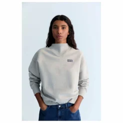 Sale the new society Sweat Lola | Gris chiné clair