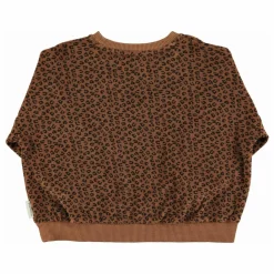 Enfant Piupiuchick Sweat Léopard Eponge Coton Bio |