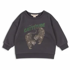 Enfant Konges Sløjd Sweats|Sweats|Sweat Lou Tigres Coton Bio |