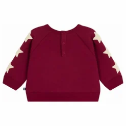 Petit Bateau Sweat Manches Etoiles | Bordeaux
