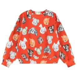 Molo Sweat Marge Coton Bio | Orange Clearance