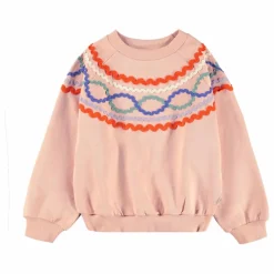 New Molo Sweat Marilyn Coton Bio | Rose poudré