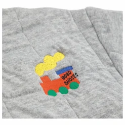 Hot Bobo Choses Sweat Matelassé Train | Gris chiné