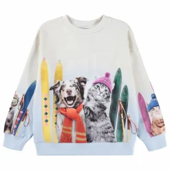 Enfant Molo Sweats|Sweat Maxi Going Skiing Coton Bio |
