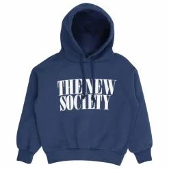 Online the new society Sweat Mica | Bleu marine