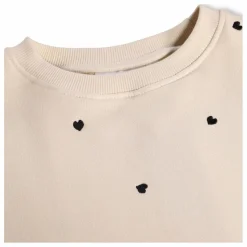 Molo Sweat Miki Cœurs Coton Bio | Ecru