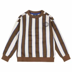 Tumble N'Dry Sweat Motivation Rayé Coton Bio | Marron