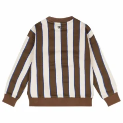 Tumble N'Dry Sweat Motivation Rayé Coton Bio | Marron