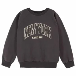 Emile et Ida Sweat New York Coton Bio | Gris anthracite Hot
