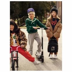 Mini Rodini Sweat Nœud Coton Bio | Bleu marine Discount