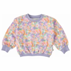 Enfant Goldie + Ace Sweat Pastel Bouquet Eponge | Lilas