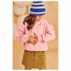 Online AO76 Sweat Percy Noodles Coton Bio | Rose poudré