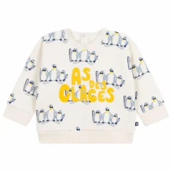 Petit Bateau Sweat Pingouins As Des Glaces |