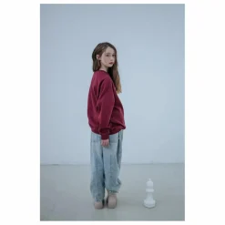 New Repose AMS Sweat Raglan Coton Bio | Bordeaux