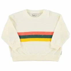 Enfant Piupiuchick Sweat Rayure Eponge Bio |