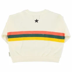 Enfant Piupiuchick Sweat Rayure Eponge Bio |