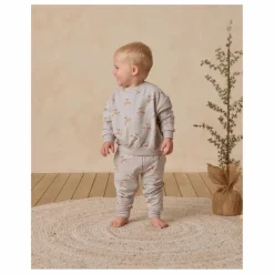 Sale Quincy Mae Sweat Rennes Coton Bio | Gris