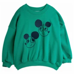Mini Rodini Sweat Ritratz Coton Bio | Vert Best
