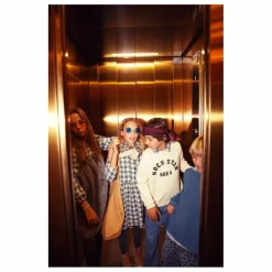 Piupiuchick Sweat Rock Star Coton Bio | Ecru Outlet