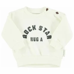 Piupiuchick Sweat Rock Star Coton Bio | Ecru Outlet
