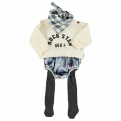 Piupiuchick Sweat Rock Star Coton Bio | Ecru Outlet