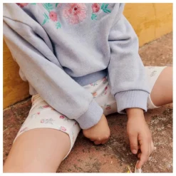 Louise Misha Sweat Rosalia Coton Bio | Bleu chiné Discount