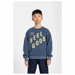 New Hundred Pieces Sweat Ryde Coton Bio | Bleu marine