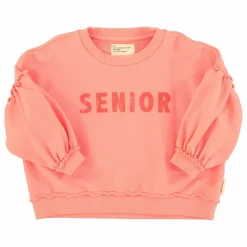 Piupiuchick Sweat Senior Coton Bio | Rose pêche Clearance