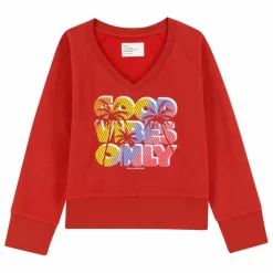 Leon & Harper Sweat Shavi Only Coton Bio | Rouge Best