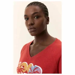 Leon & Harper Sweat Shavi Only Coton Bio | Rouge Best