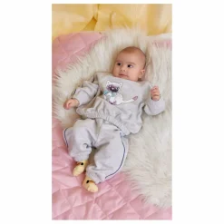 Outlet Mini Rodini Sweat Siamese Coton Bio | Gris chiné