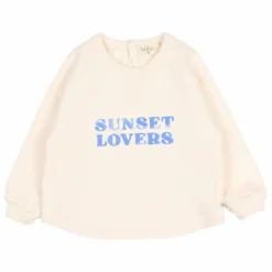 Hot Búho Sweat Sunset Bébé | Ecru