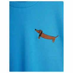 Mini Rodini Sweat Teckel Coton Bio | Bleu Best