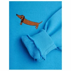 Mini Rodini Sweat Teckel Coton Bio | Bleu Best