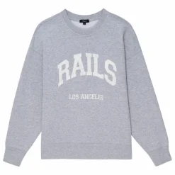 Online Rails Sweat The Varsity | Gris chiné