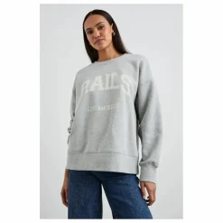 Online Rails Sweat The Varsity | Gris chiné