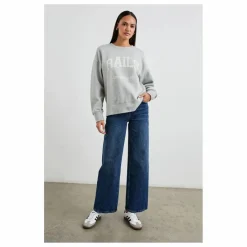 Online Rails Sweat The Varsity | Gris chiné